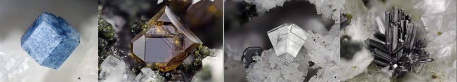 Kristalle welche in den Hohen Tauern gefunden wurden.