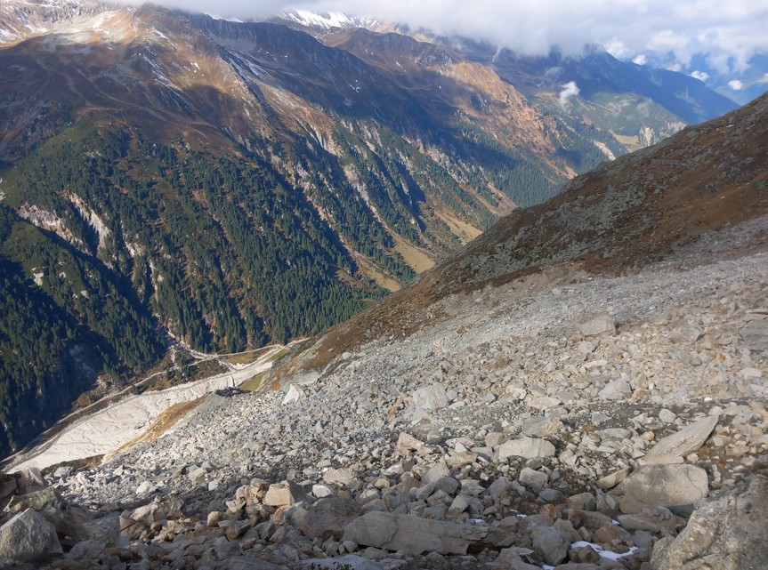 Blick auf das Sattelkar