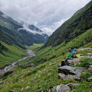 Stärkung bei einer Jause mit Aussicht im Habachtal © NPHT A. Riegler