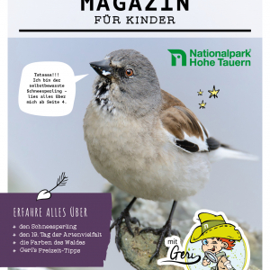 Titelseite Nationalpark Magazin für Kinder 2025/26