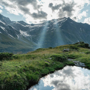 Wunderschönes Bergpanorama in Kolm Saigurn. © Kathrin Egger
