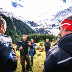 Vorstellung des Gebiets am Social-Active-Day © NPHT/Florian Kreidl-Glück