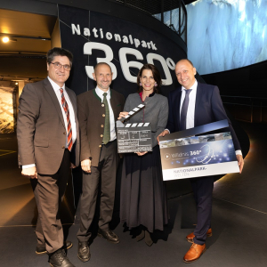 Bild 1 v.l.n.r  Michael Obermoser, Wolfgang Urban, Landeshauptfrau Karoline Edtstadler,  Roland Rauch (c)Franz Reifmüller